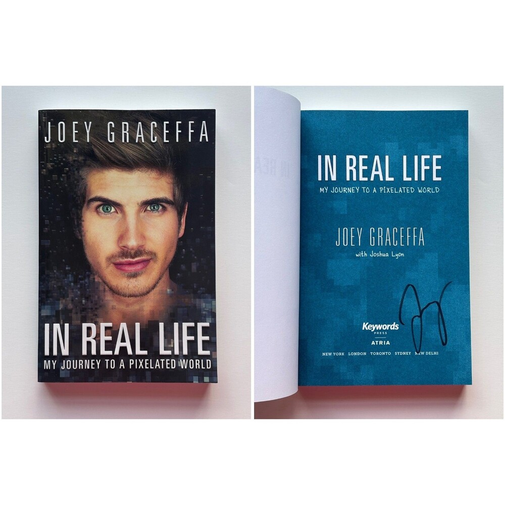 In Real Life : My Journey to a Pixelated World SIGNED by Joey Graceffa